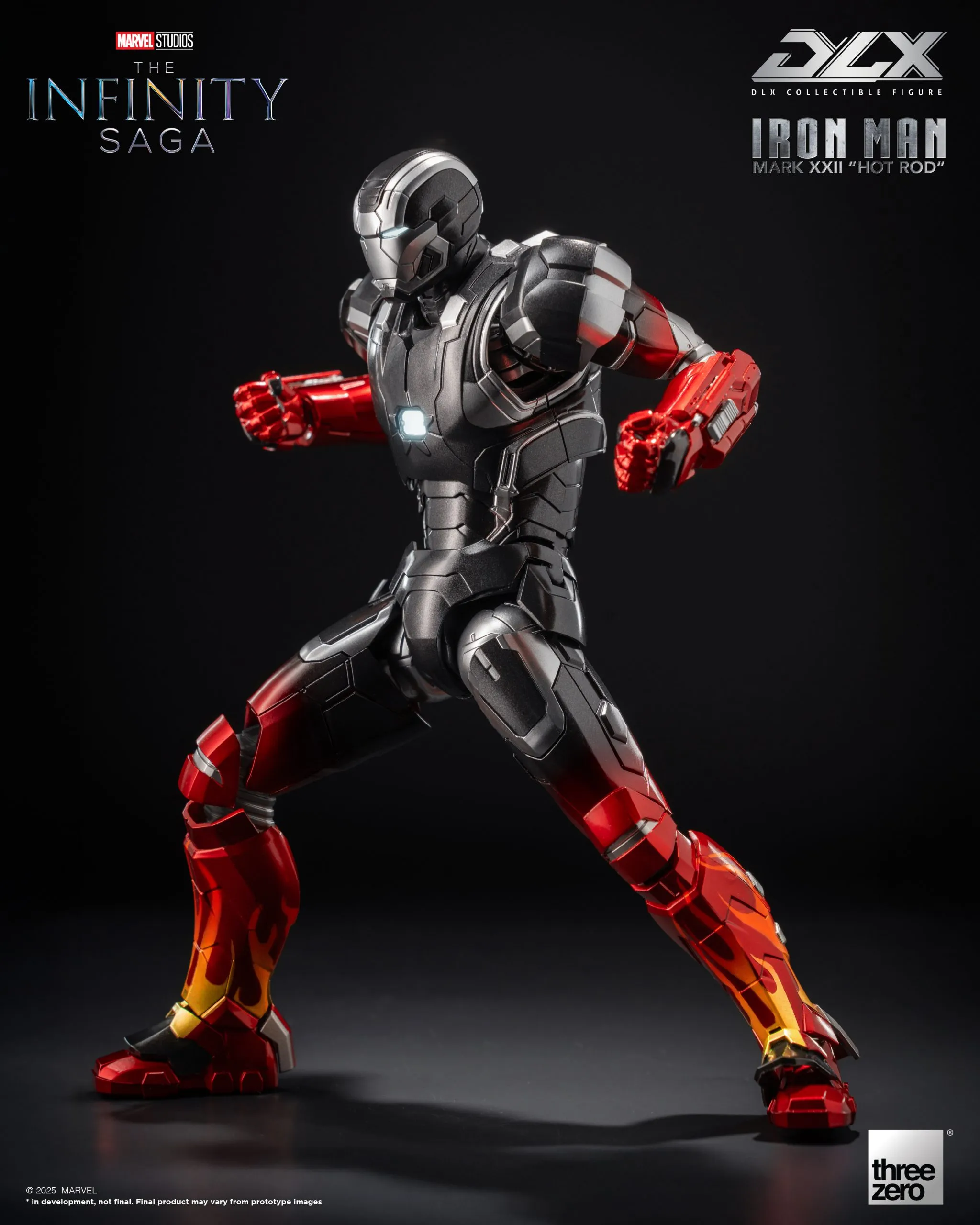 MARVEL DLX IRON MAN MARK 22 HOT ROD 3Z0945C0 Action Figure(LICENSED)-THREEZERO Pre-sale