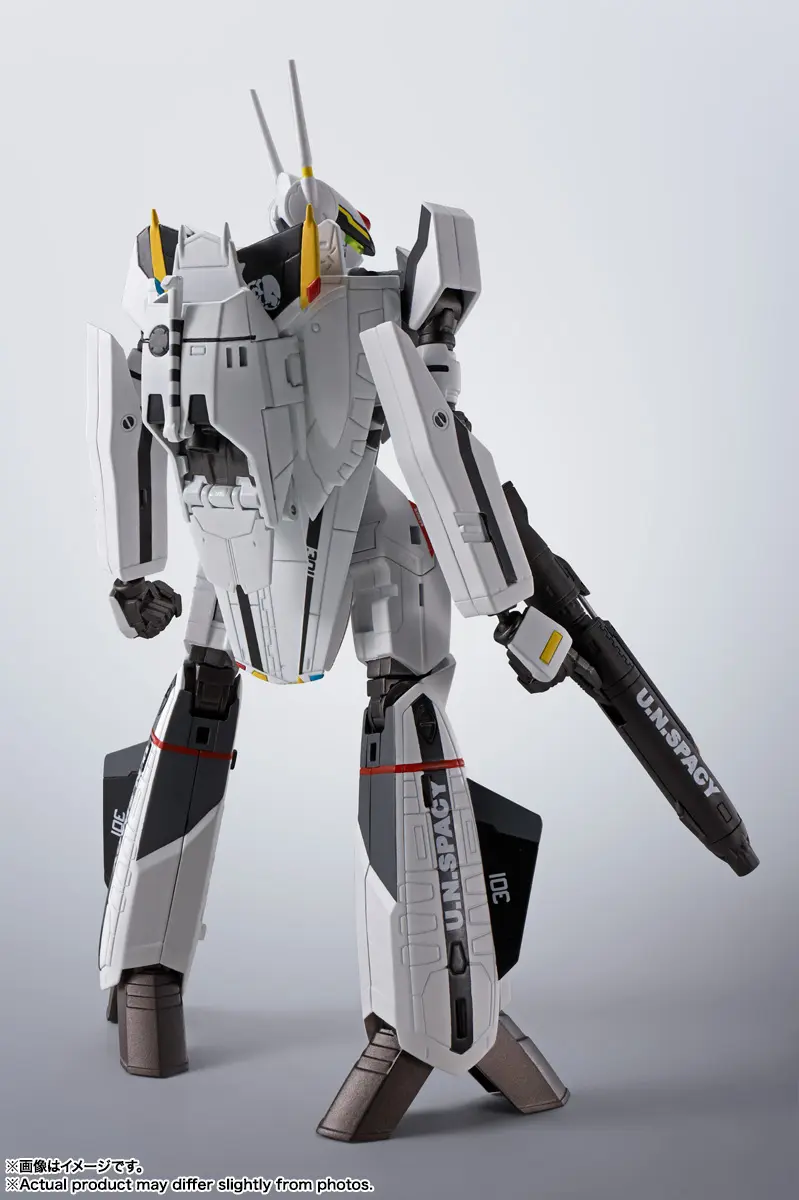 BANDAI SPIRITS - HI-METAL R VF-0S Phoenix (Roy Focker Unit) QF-2200D-B Ghost Macross Zero (Licensed)Statue(GK)