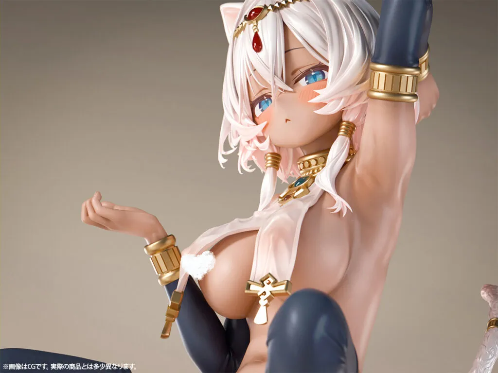 Nikkan Girl Brown Cat Girl Mau 1/4 & 1/6 Scale Statue GK (Licensed)-Insight Pre-sale