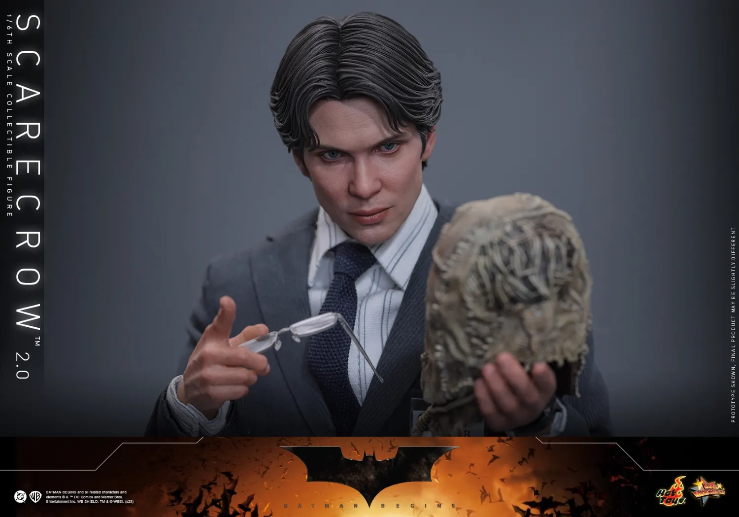  Scarecrow 2.0 Batman Begins 1/6 Scale Collectible Action Figure MMS801 (Licensed)-Hottoys 