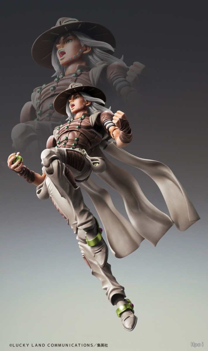 Jojo no Kimyou na Bouken Steel Ball Run Gyro Zeppeli Super Action Statue (Licensed)-MEDICOS-E Pre-sale-KWII-GK