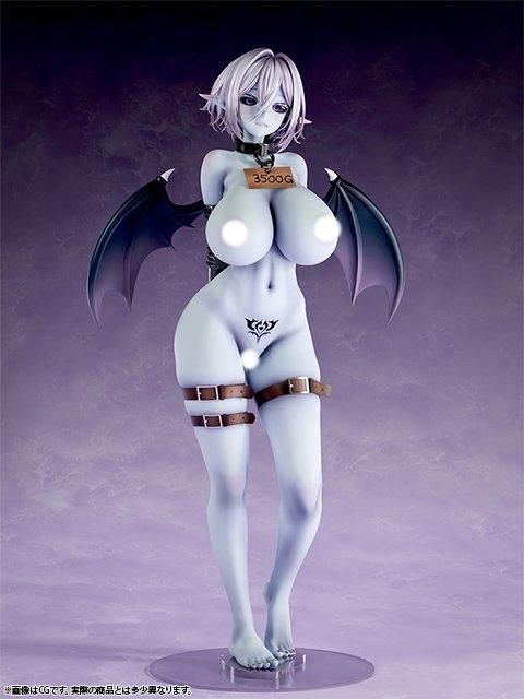 Nikkan Shojo series-Another World's Slave City Item No. 01 Blue Skin Succubus Statue GK(Adult 18+)(Licensed) -Insight -KWII-GK
