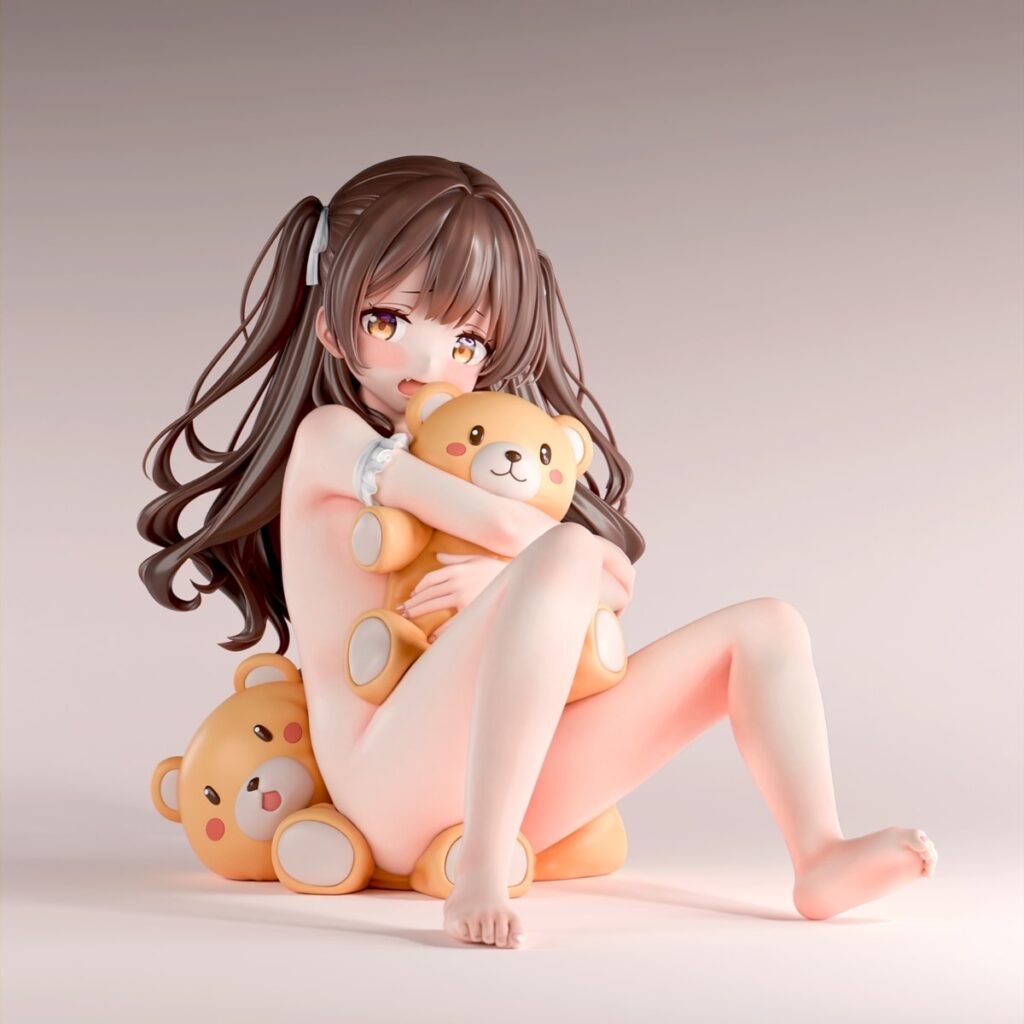 Nikkan Shojo series-Kuma Gyuu Loco Statue GK(Adult 18+)(Licensed)-Insight 