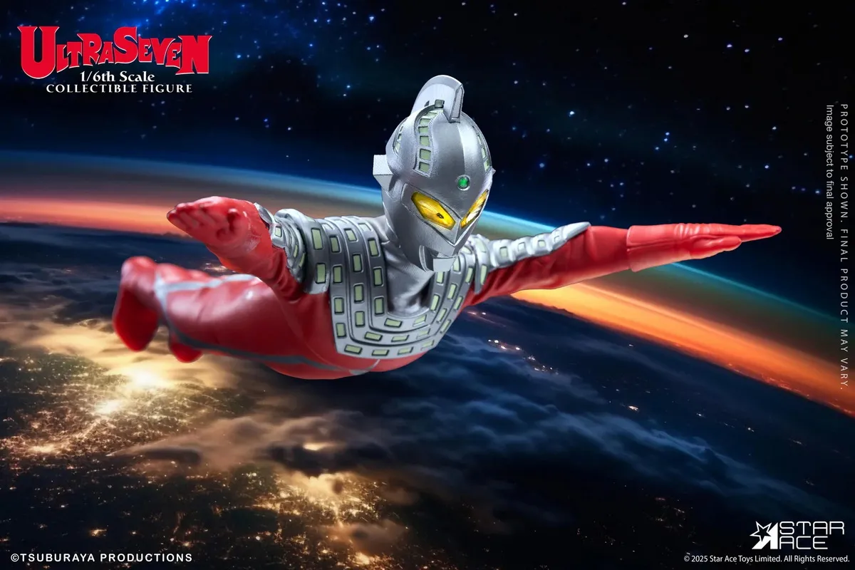 ULTRAMAN 1/6 ULTRASEVEN ACTION FIGURE SA0155 & SA0156 (LICENSED)-STAR ACE TOYS  Pre-sale 