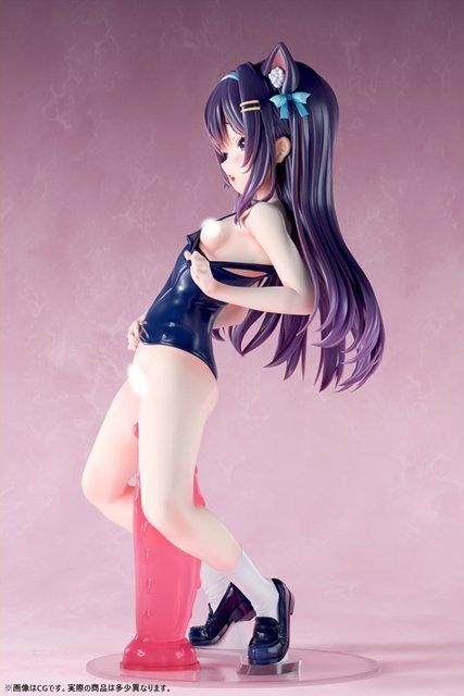 In stock-Nikkan Girl:  The curiosity of the little cat girl Nekoharu Himeko 1/5 Statue GK(Adult 18+)(Licensed) -Insight-KWII-GK