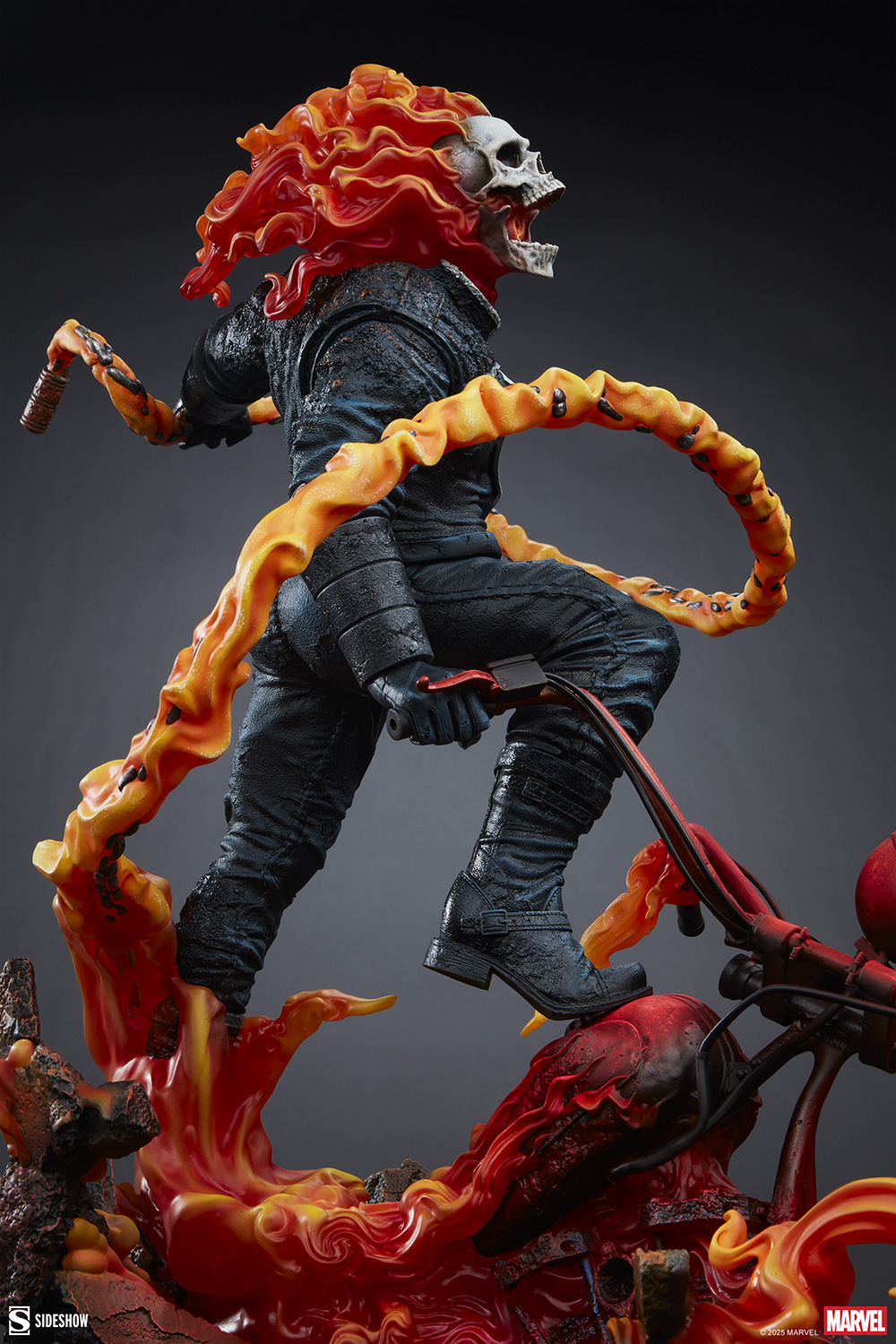 Marvel Ghost Rider Classic Variant Ghost Rider 3008002 (Licensed) Statue(GK)-Sideshow Collectibles 
