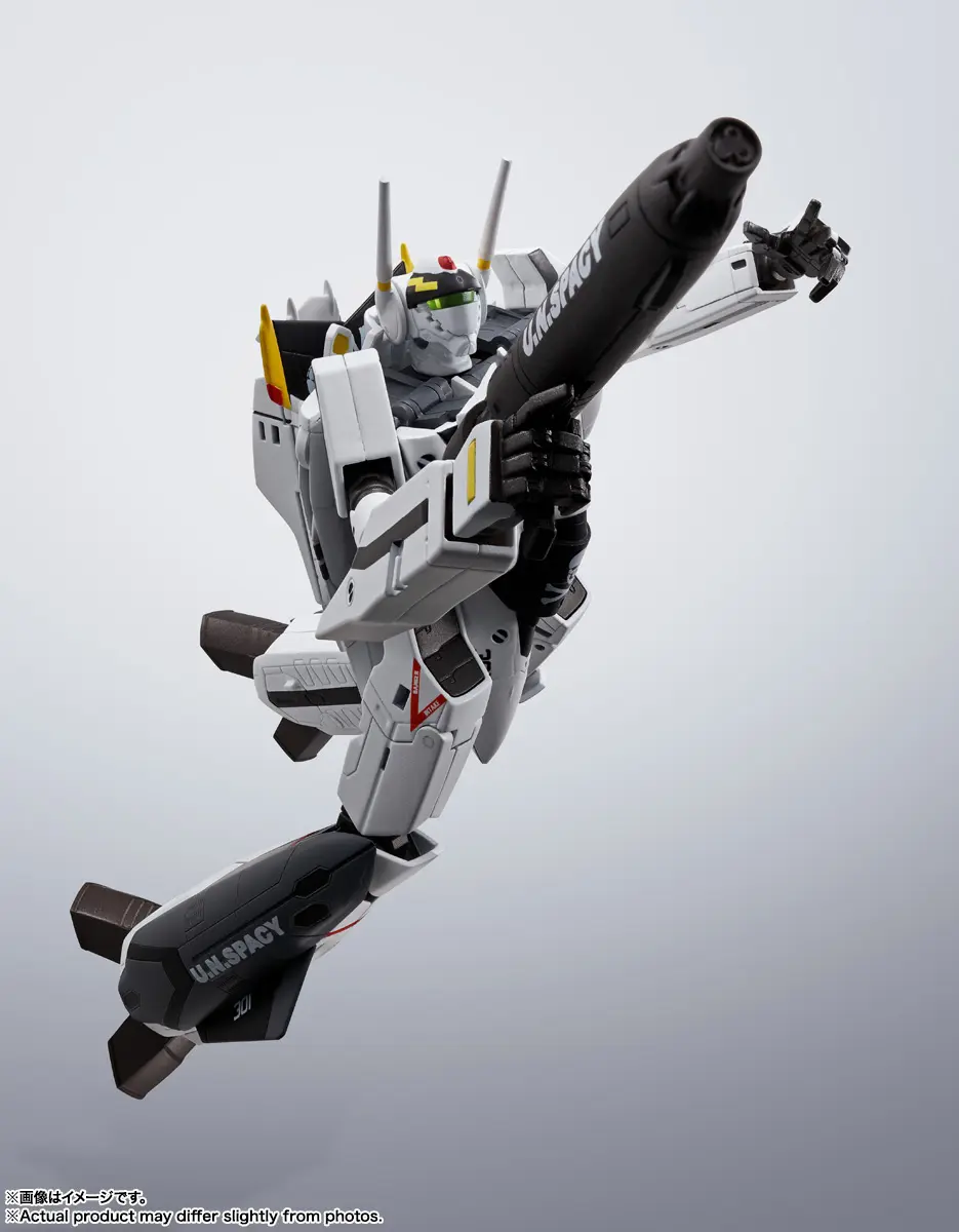 BANDAI SPIRITS - HI-METAL R VF-0S Phoenix (Roy Focker Unit) QF-2200D-B Ghost Macross Zero (Licensed)Statue(GK)