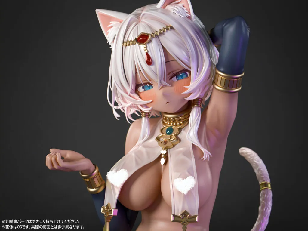 Nikkan Girl Brown Cat Girl Mau 1/4 & 1/6 Scale Statue GK (Licensed)-Insight Pre-sale