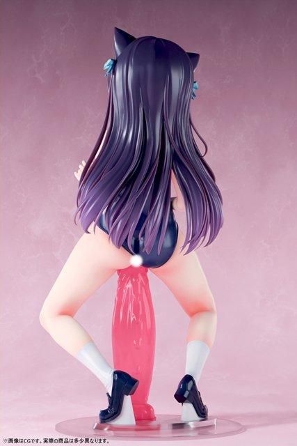 In stock-Nikkan Girl:  The curiosity of the little cat girl Nekoharu Himeko 1/5 Statue GK(Adult 18+)(Licensed) -Insight-KWII-GK