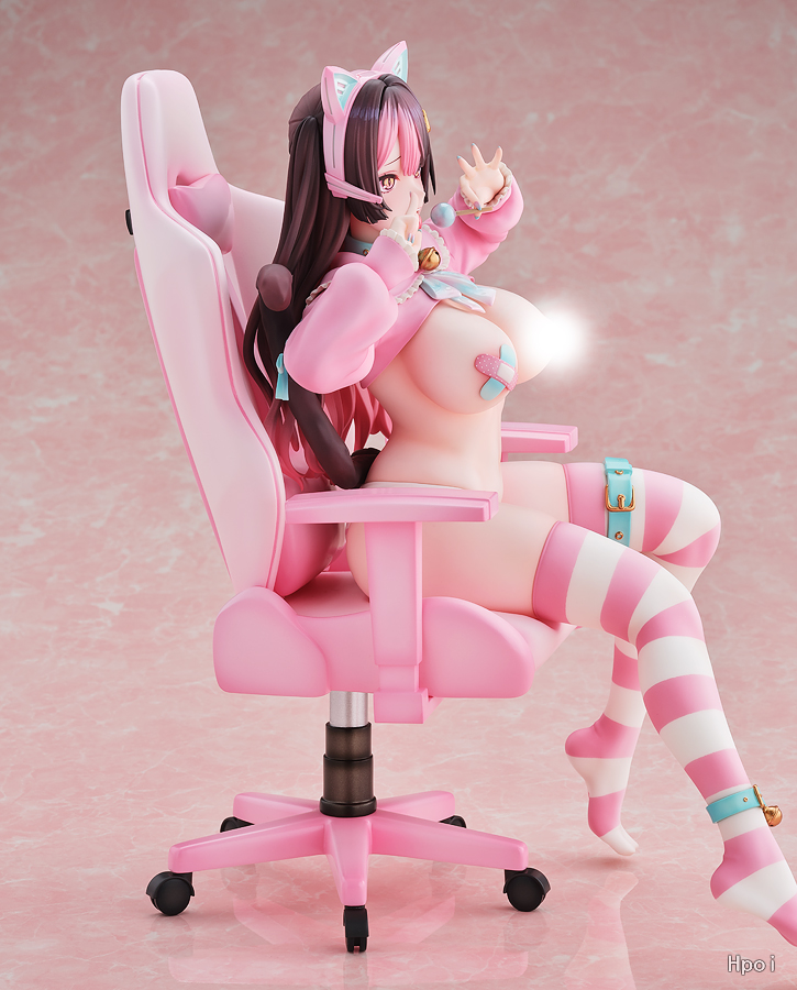 Seductive Mine-Type Nekomata Streamer Kuro (Licensed)  Statue (GK)(Adult 18+) - NOCTURNE & Native