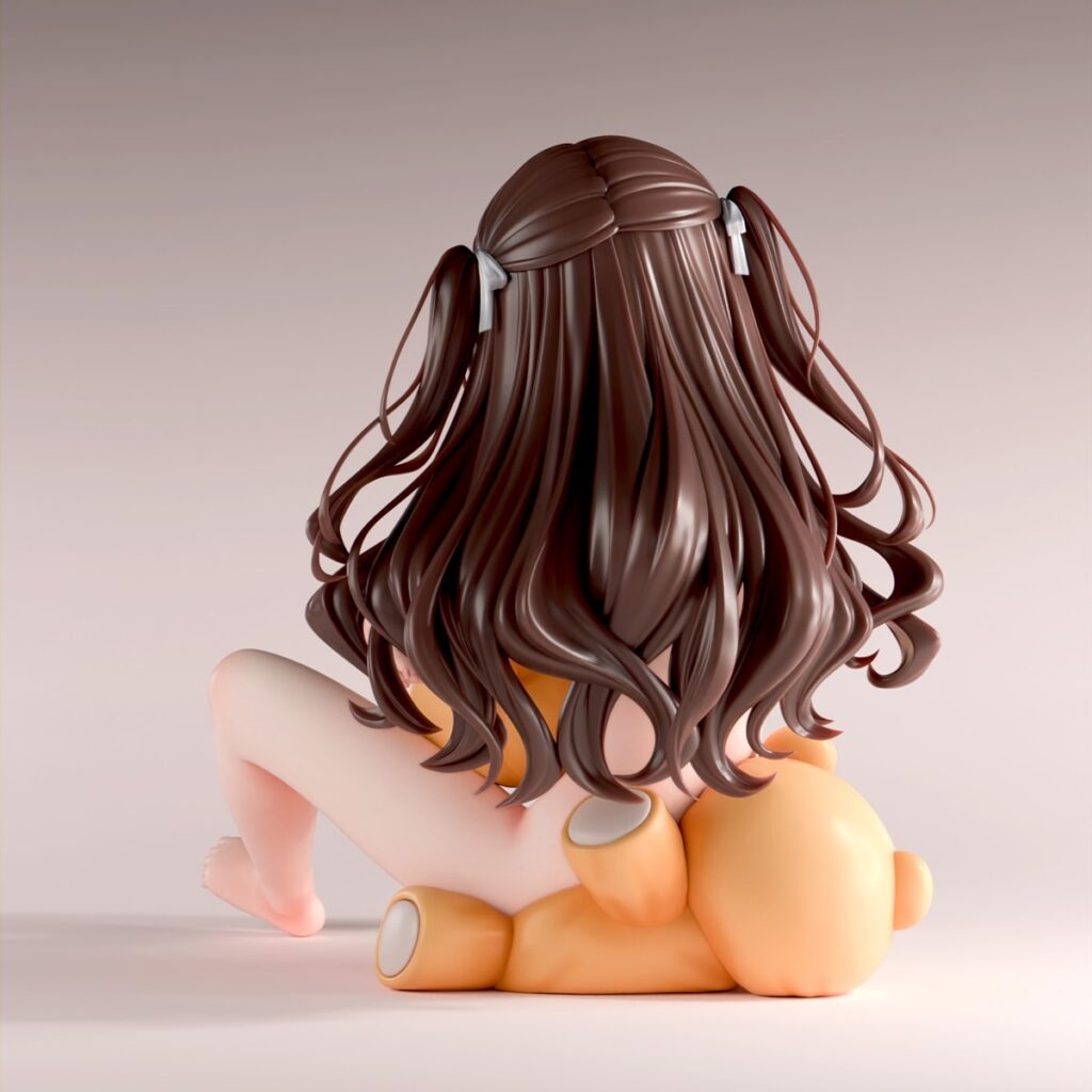 Nikkan Shojo series-Kuma Gyuu Loco Statue GK(Adult 18+)(Licensed)-Insight 