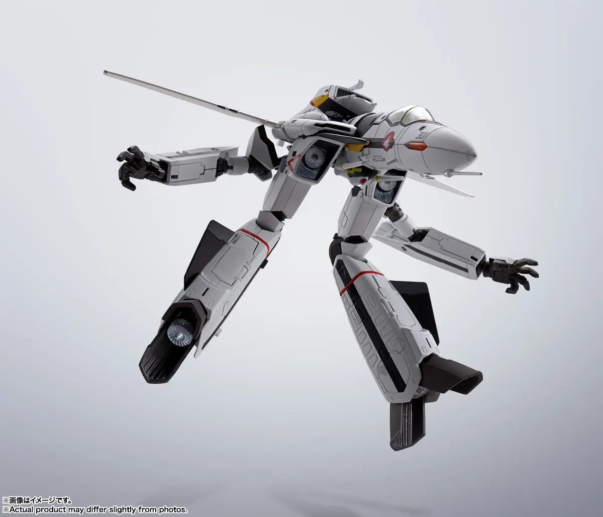 BANDAI SPIRITS - HI-METAL R VF-0S Phoenix (Roy Focker Unit) QF-2200D-B Ghost Macross Zero (Licensed)Statue(GK)