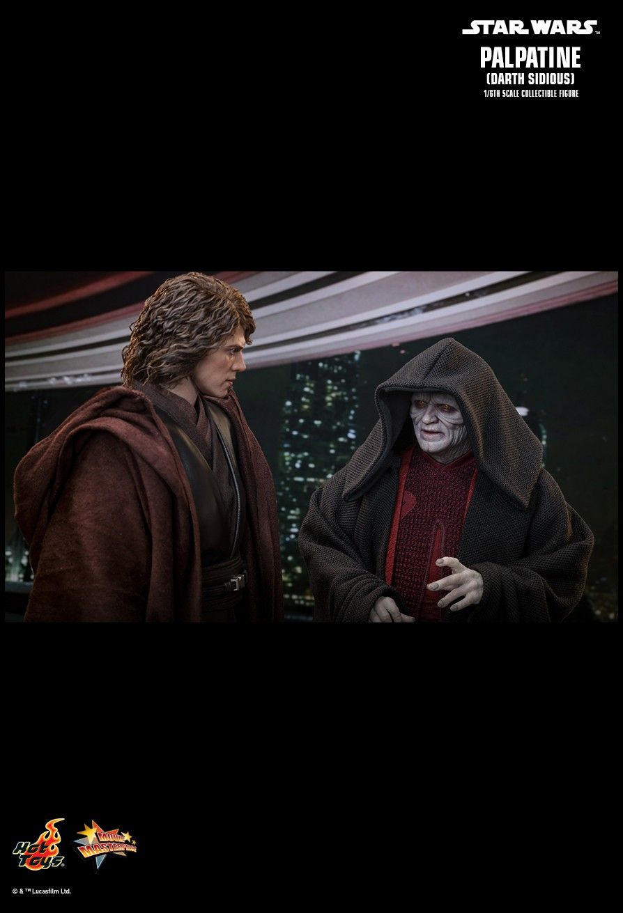 Star Wars: Episode III Revenge of the Sith Palpatine Darth Sidious MMS805 (Licensed) Action Figure-Hottoys Pre-sale-KWII-GK