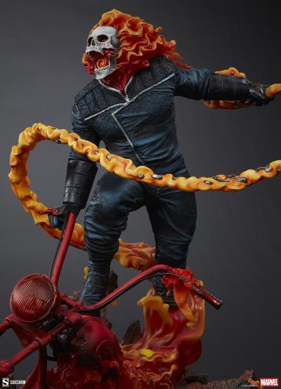 Marvel Ghost Rider Classic Variant Ghost Rider 3008002 (Licensed) Statue(GK)-Sideshow Collectibles 