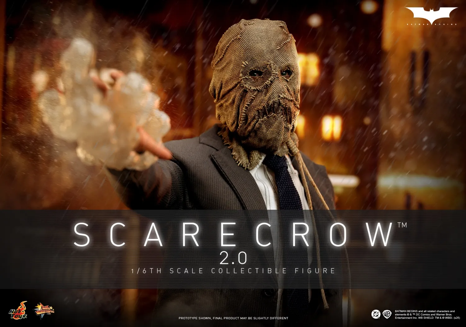  Scarecrow 2.0 Batman Begins 1/6 Scale Collectible Action Figure MMS801 (Licensed)-Hottoys 