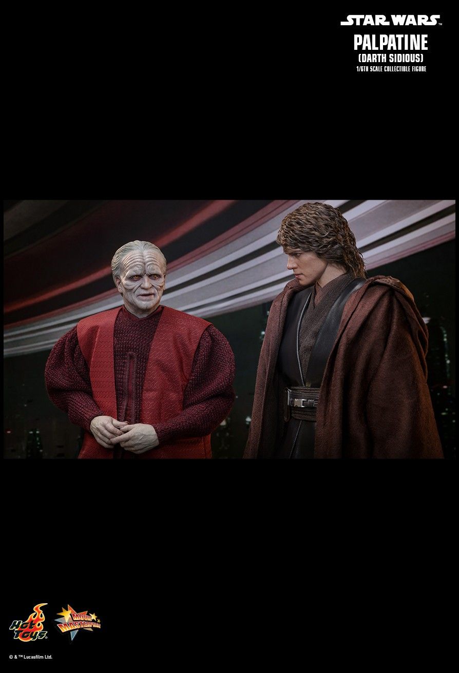 Star Wars: Episode III Revenge of the Sith Palpatine Darth Sidious MMS805 (Licensed) Action Figure-Hottoys Pre-sale-KWII-GK