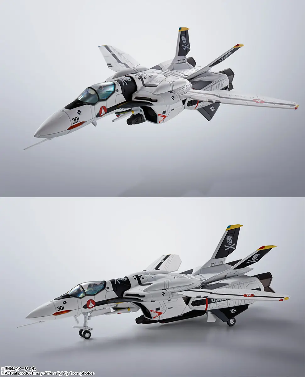 BANDAI SPIRITS - HI-METAL R VF-0S Phoenix (Roy Focker Unit) QF-2200D-B Ghost Macross Zero (Licensed)Statue(GK)