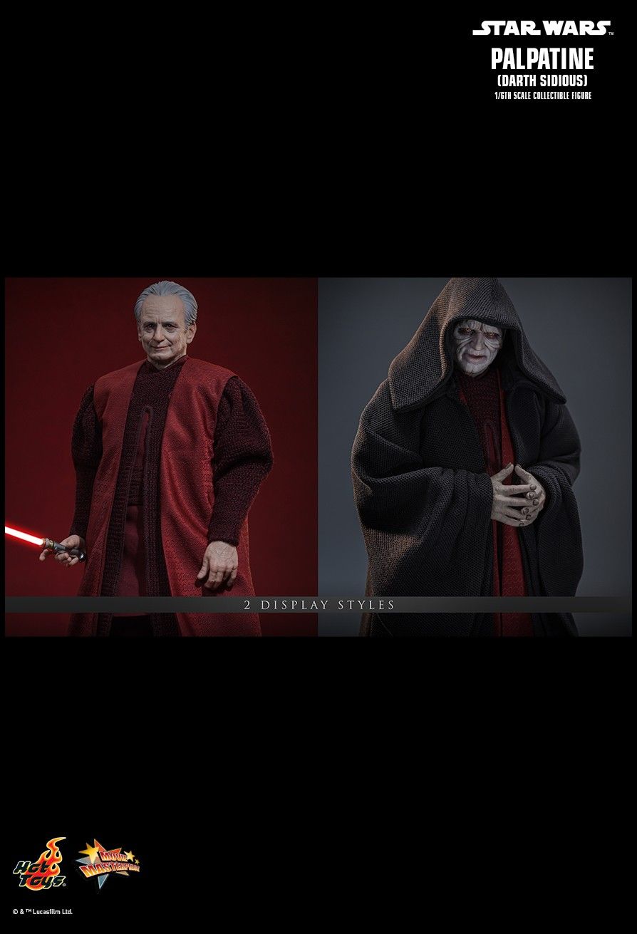 Star Wars: Episode III Revenge of the Sith Palpatine Darth Sidious MMS805 (Licensed) Action Figure-Hottoys Pre-sale-KWII-GK