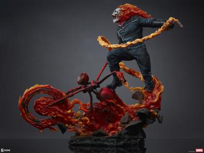 Marvel Ghost Rider Classic Variant Ghost Rider 3008002 (Licensed) Statue(GK)-Sideshow Collectibles 