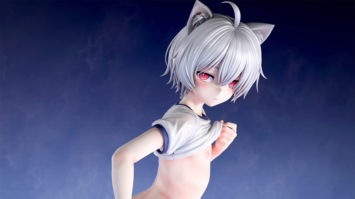 Nikkan Shoujo Sexy Boy Beast Ear Boy Allen 1/5 Scale Statue GK (Licensed)-Insight Studio Pre-sale