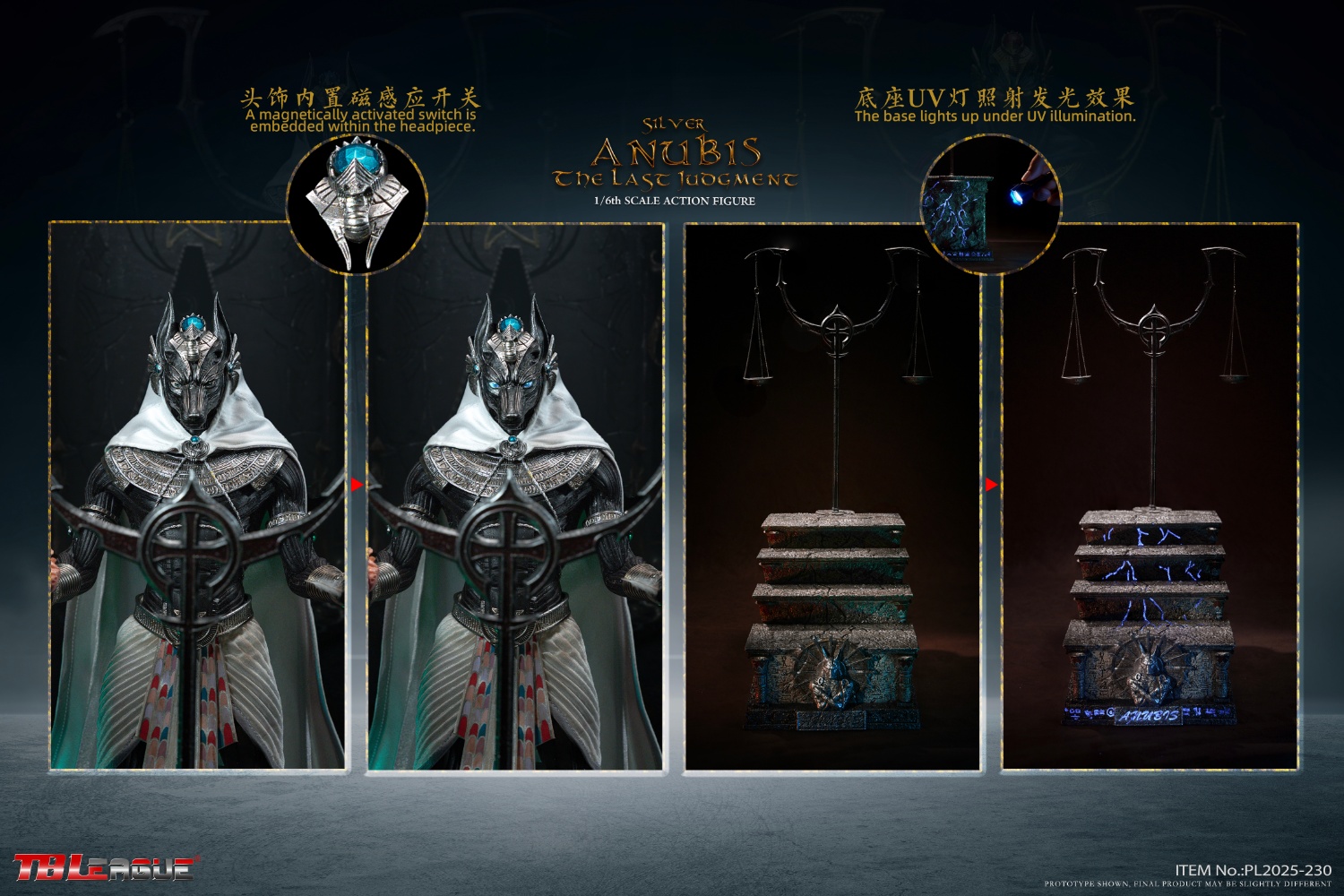The Last Judgment Anubis 1/6 Scale Action Figure PL2025-230A PL2025-230B (Licensed) Statue(GK)-TBLeague -KWII-GK