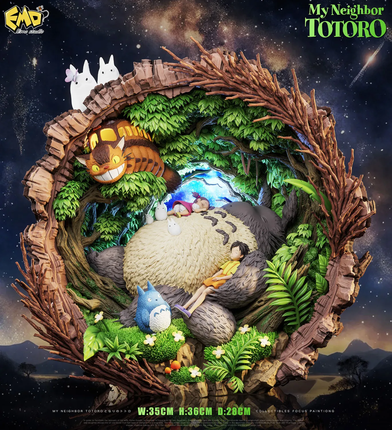 Emo Studio - My Neighbor Totoro A Midsummer Night's Dream Statue 