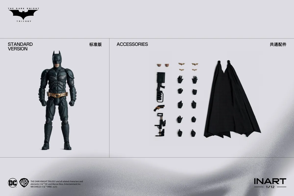 DC The Dark Knight Rises: Batman 1/12 Scale Figure (Licensed) STATUE GK-INART Studio Pre-sale