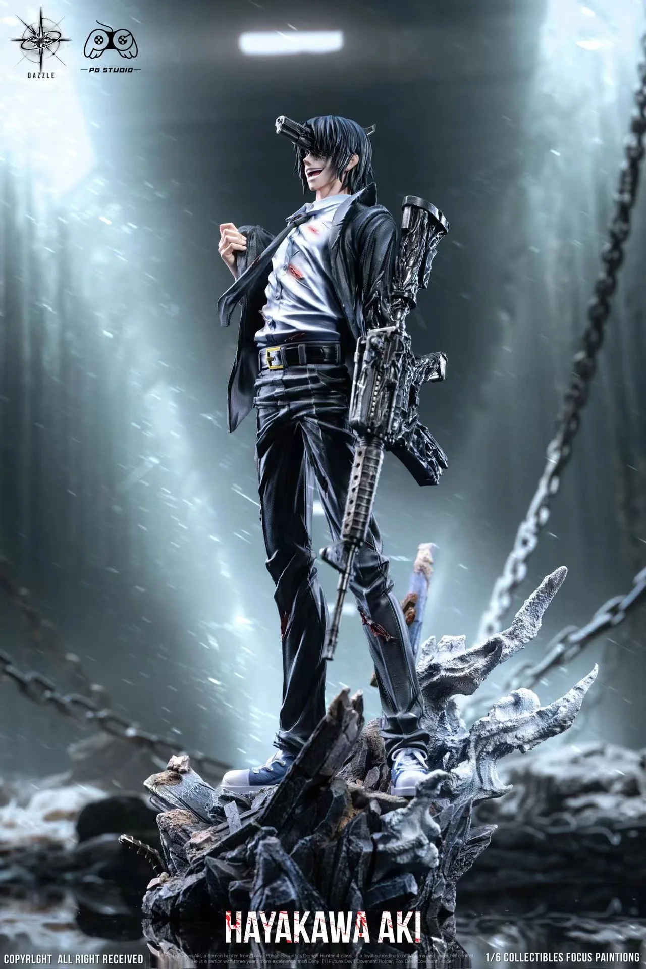 PG Studio X Dazzle Studio - Hayakawa Aki Chainsaw Man Statue(GK)
