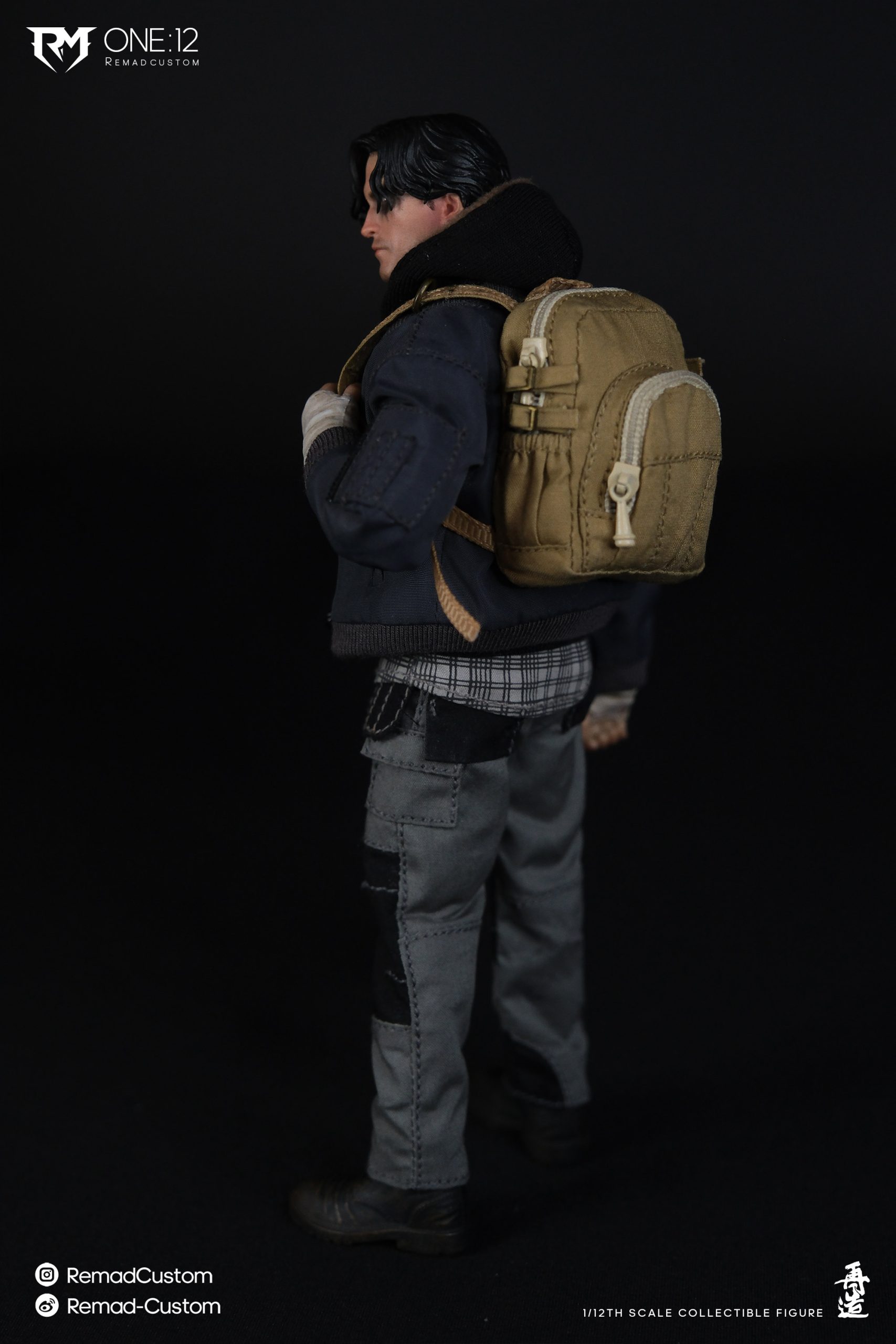 Motorcycle Wanderer 6 inch Cloth Outfit 1/12 Articulated Figure - Remad Custom Studio