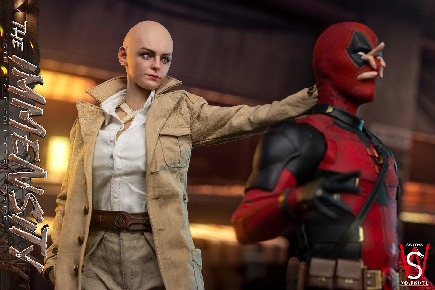 SWTOYS NO:FS071 Mind Manipulator 1/6 Scale, Soldier Statue GK Pre-sale