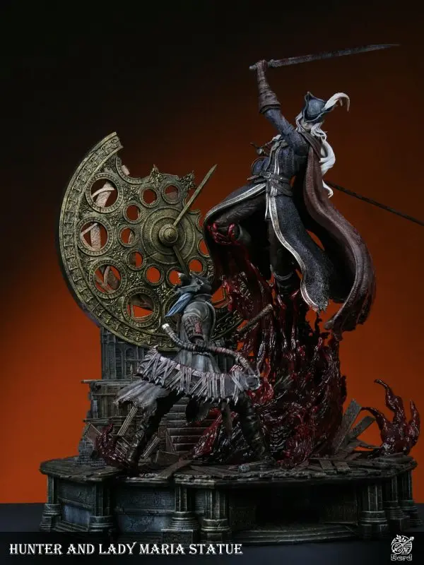 Bard Studio - Bloodborne Fight in the Astral Clock Tower Lady Maria vs Hunter Statue(GK)