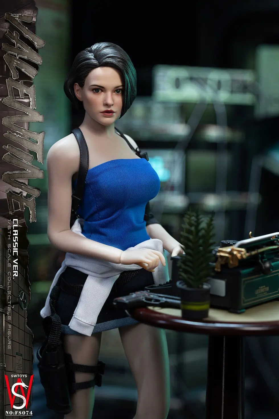 SWTOYS Studio - FS074 Jill Valentine Action Figure Resident Evil Statue