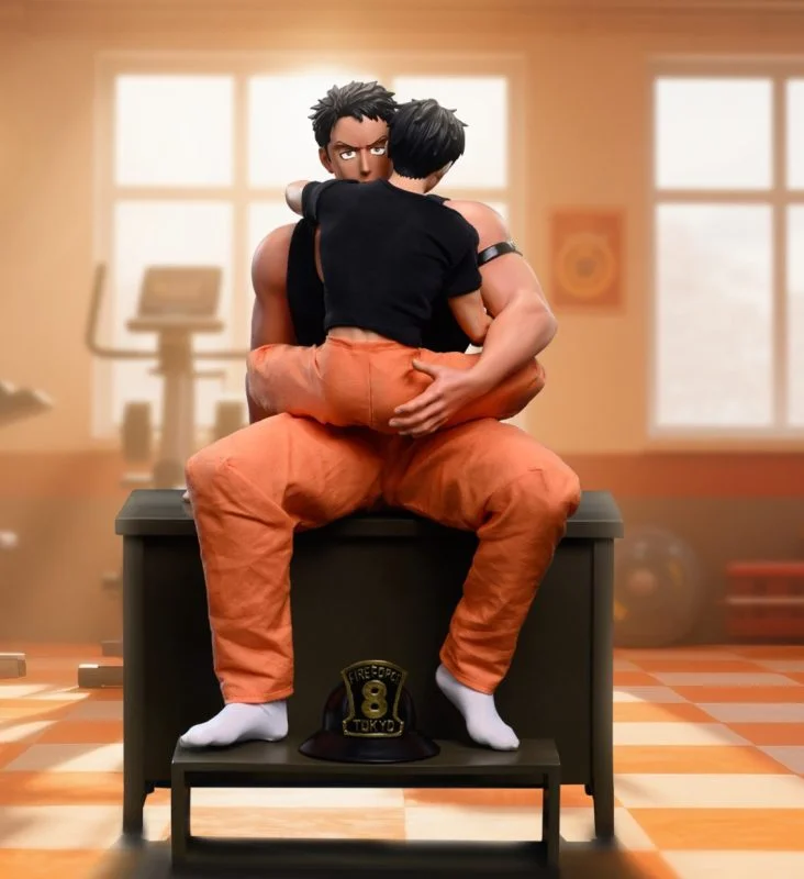 Fire Force - Captain's Special Training (Akitaru Obi & Shinra Kusakabe) Statue (GK) (Adult 18+) - Erotic Resonance Studio-KWII-GK