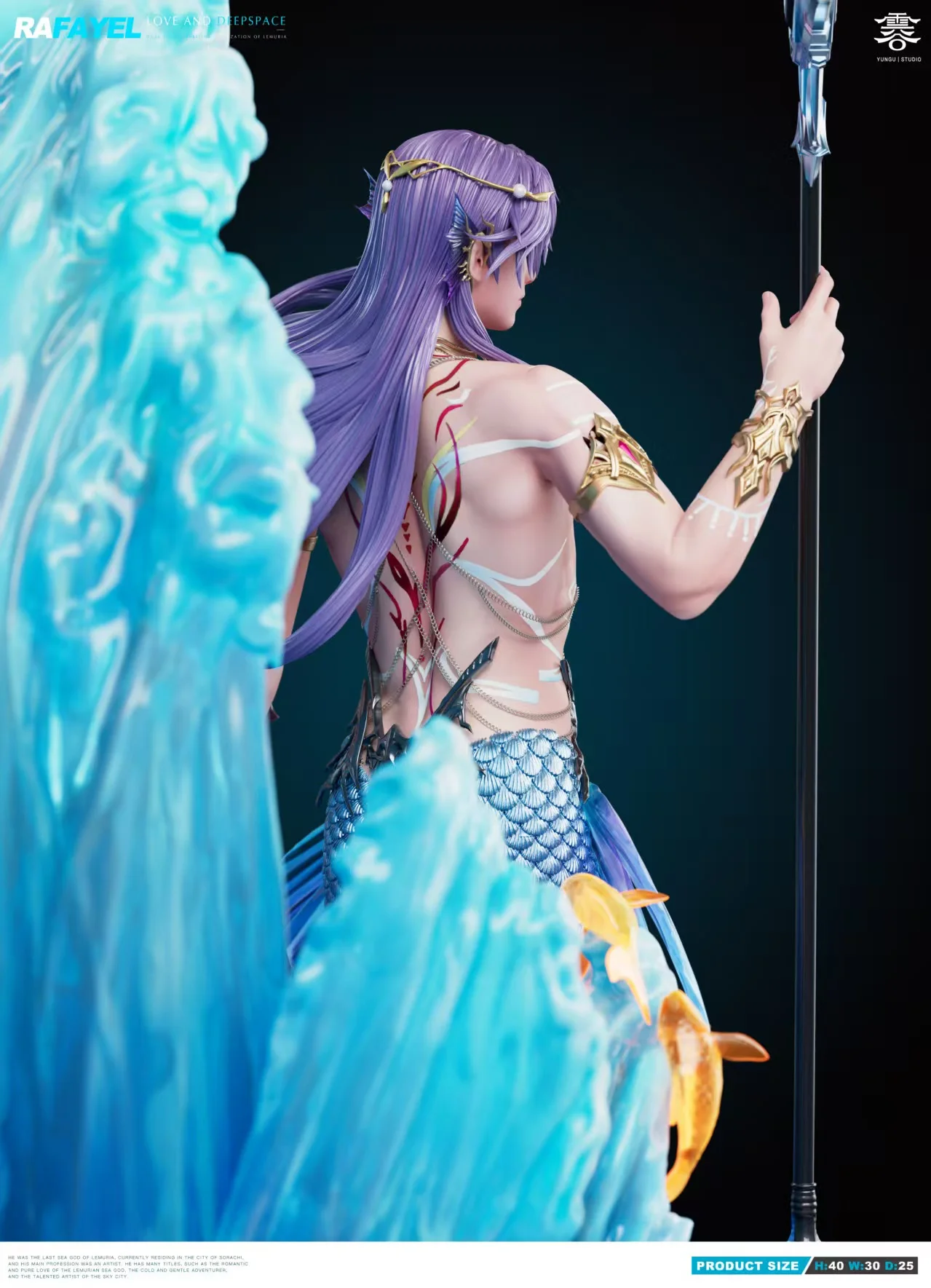 Yun Gu Studio - Love and Deepspace 1/6 Statue Mermaid Rafayel 