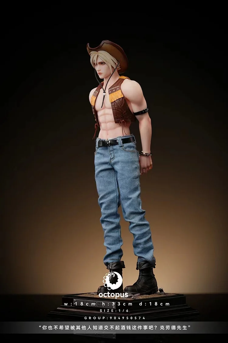 Final Fantasy 7 1/6 Scale Cloud Strife Statue GK (Adult 18+), OCTOPUS Studio, Pre-sale