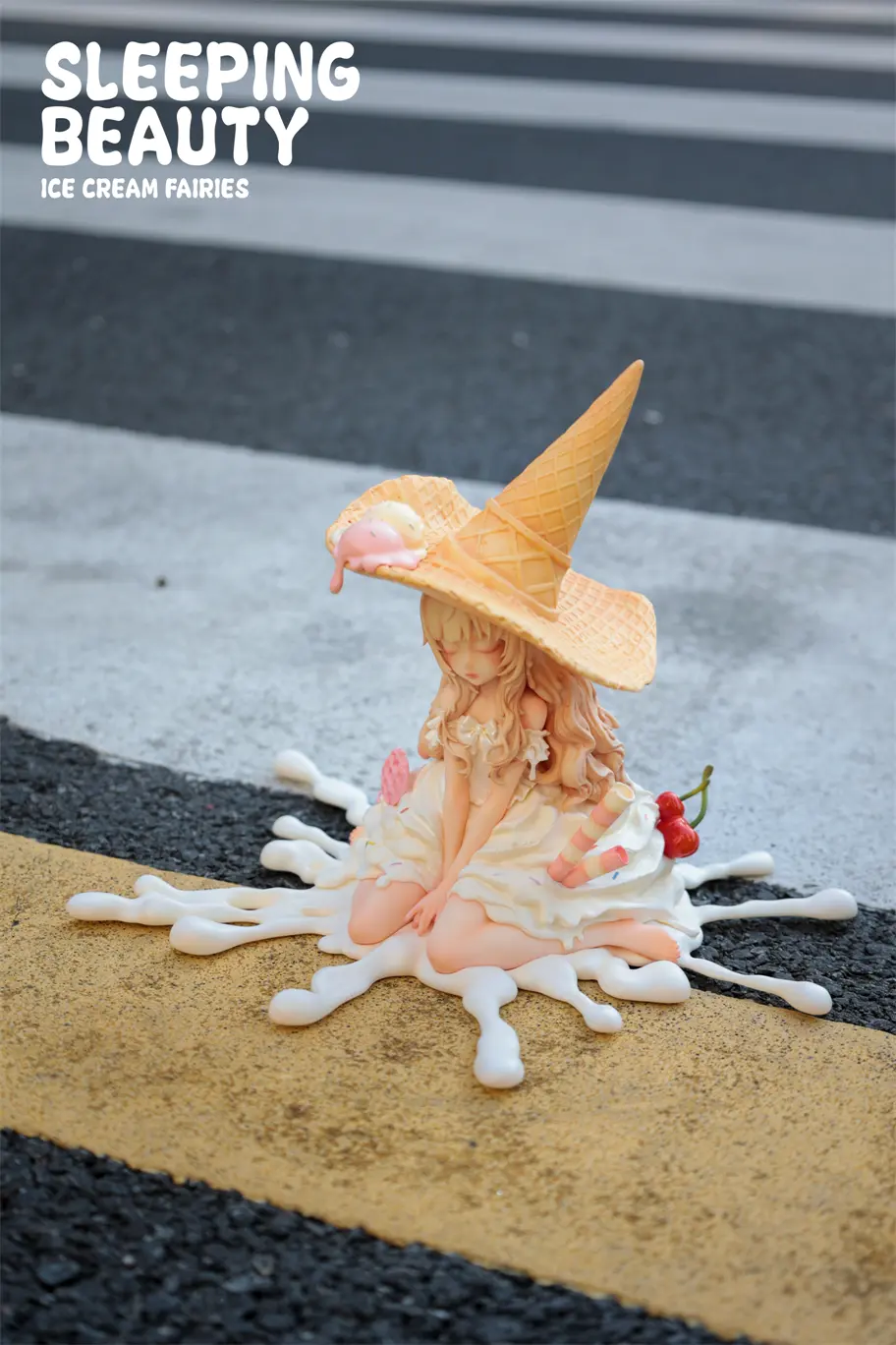 WeArtDoing Studio - Sleeping Beauty-Ice Cream Fairies-Vanilla X Matcha X Chocolate (Licensed)Statue(GK)
