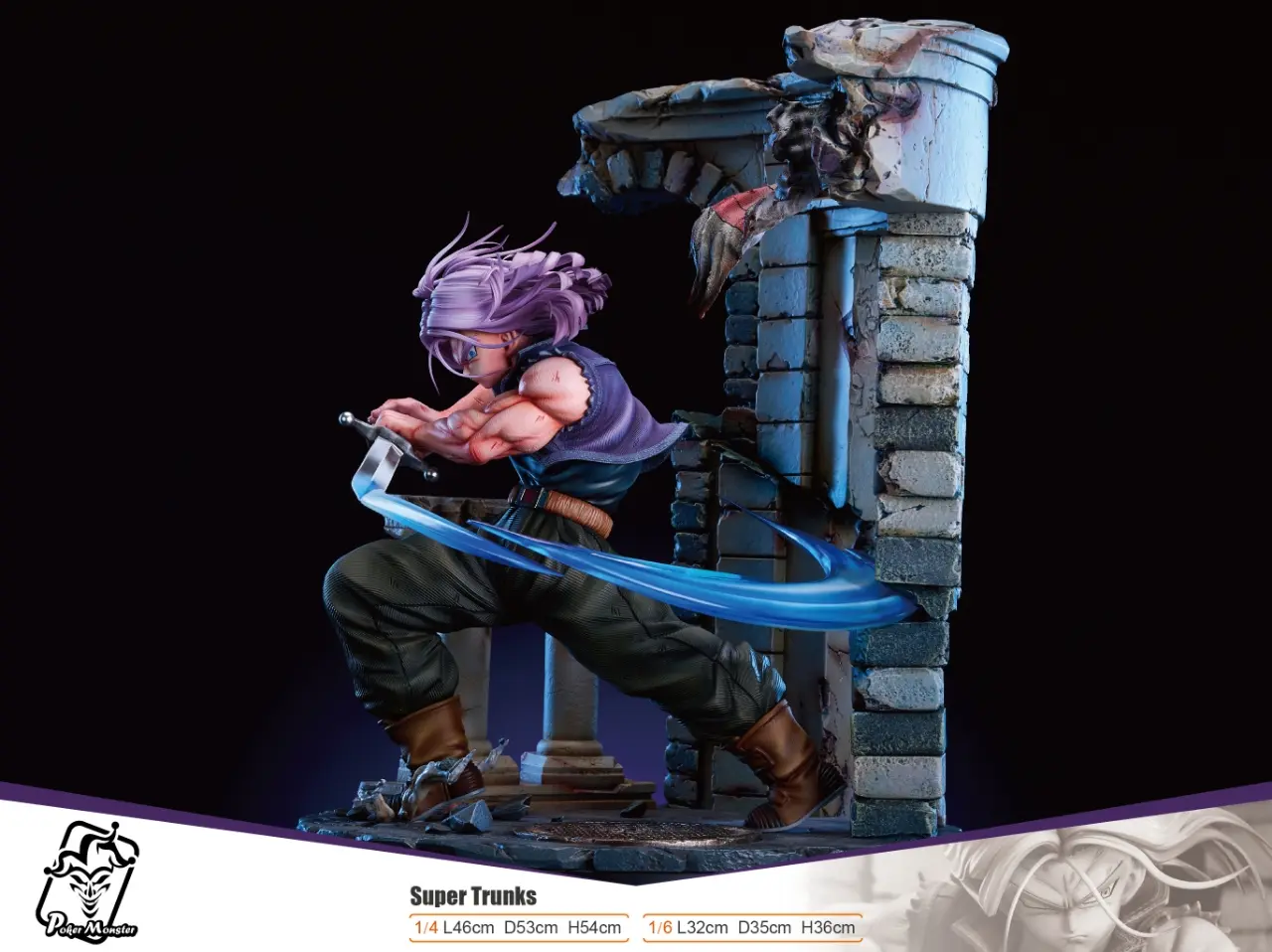 Poker Monster Studio - Dragon Ball Super Trunks Statue(GK)