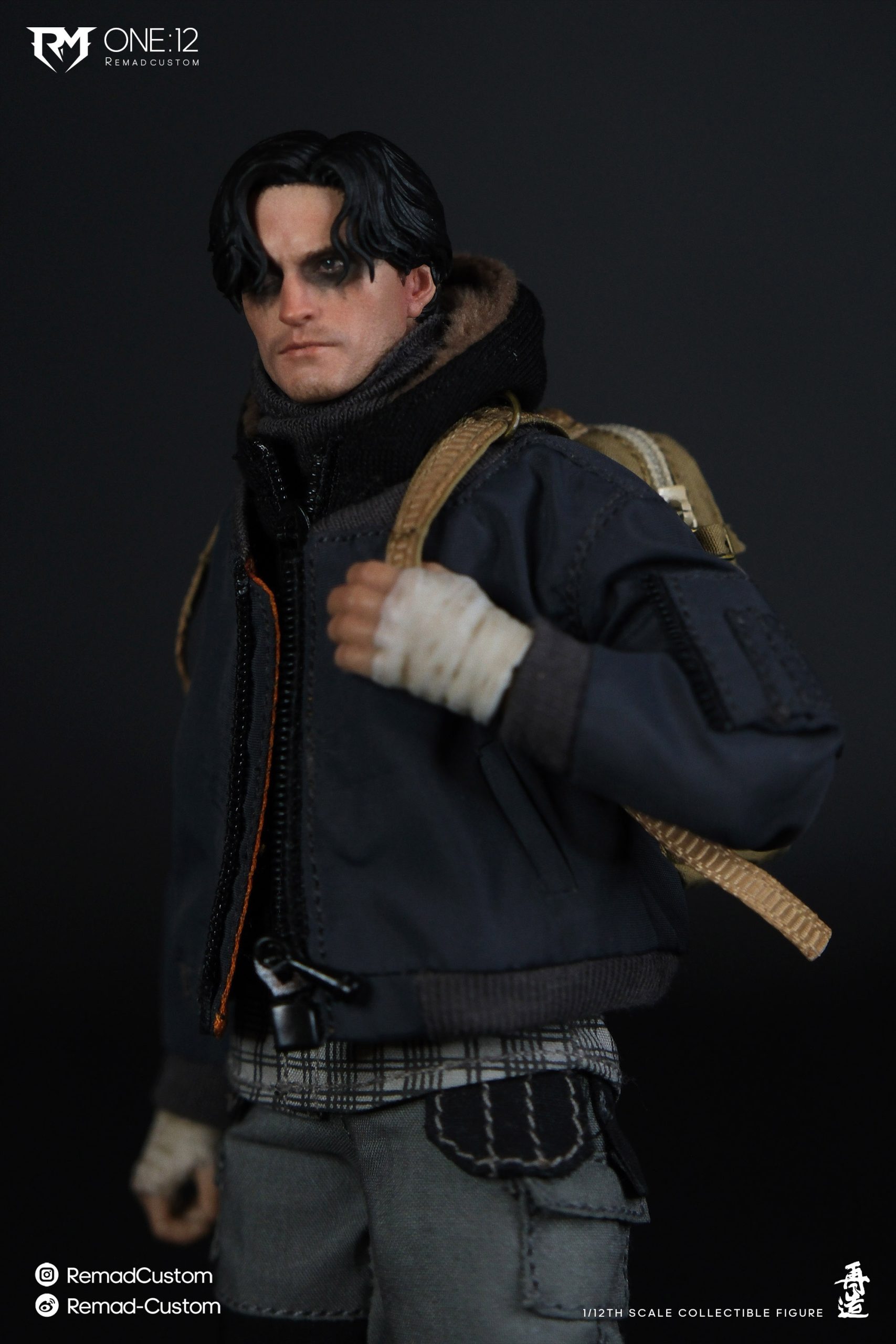 Motorcycle Wanderer 6 inch Cloth Outfit 1/12 Articulated Figure - Remad Custom Studio