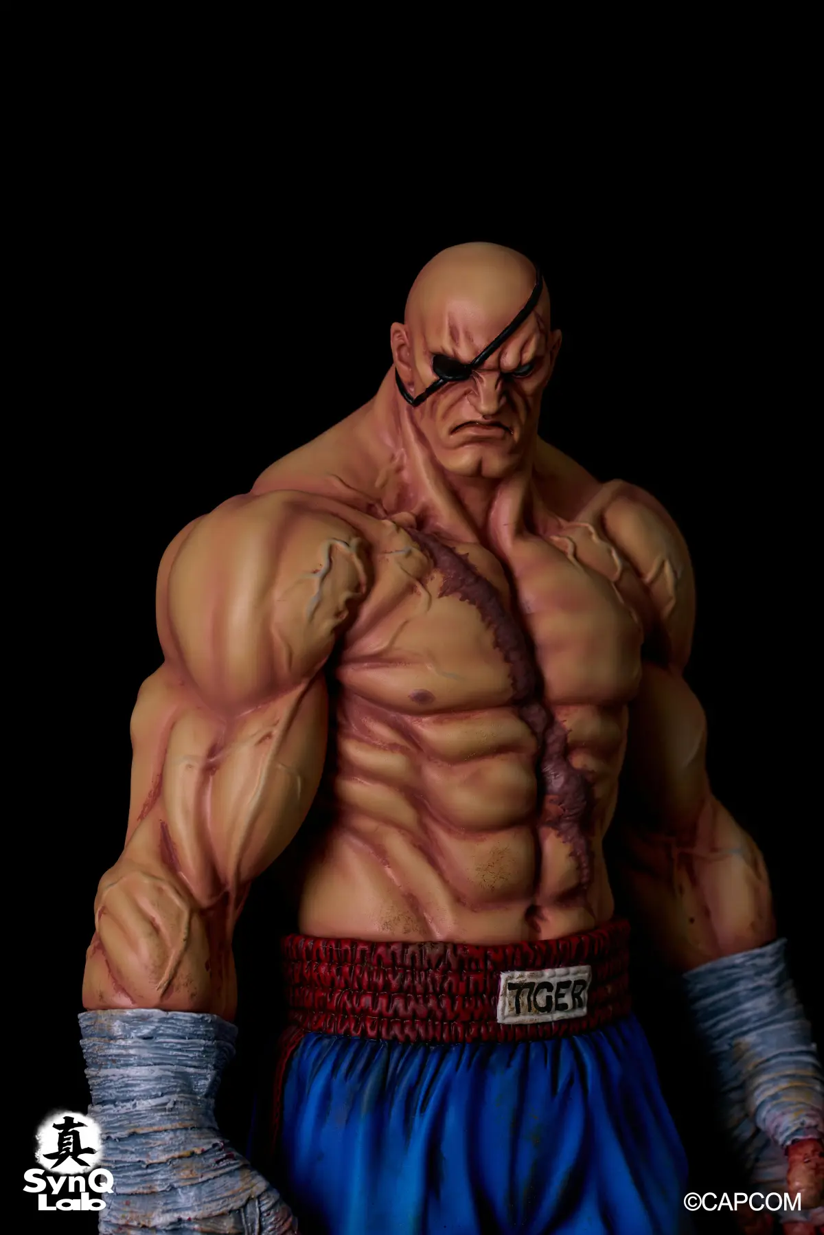SynQ Lab. Collectable Studio - Street Fighter Sagat (Licensed)Statue 