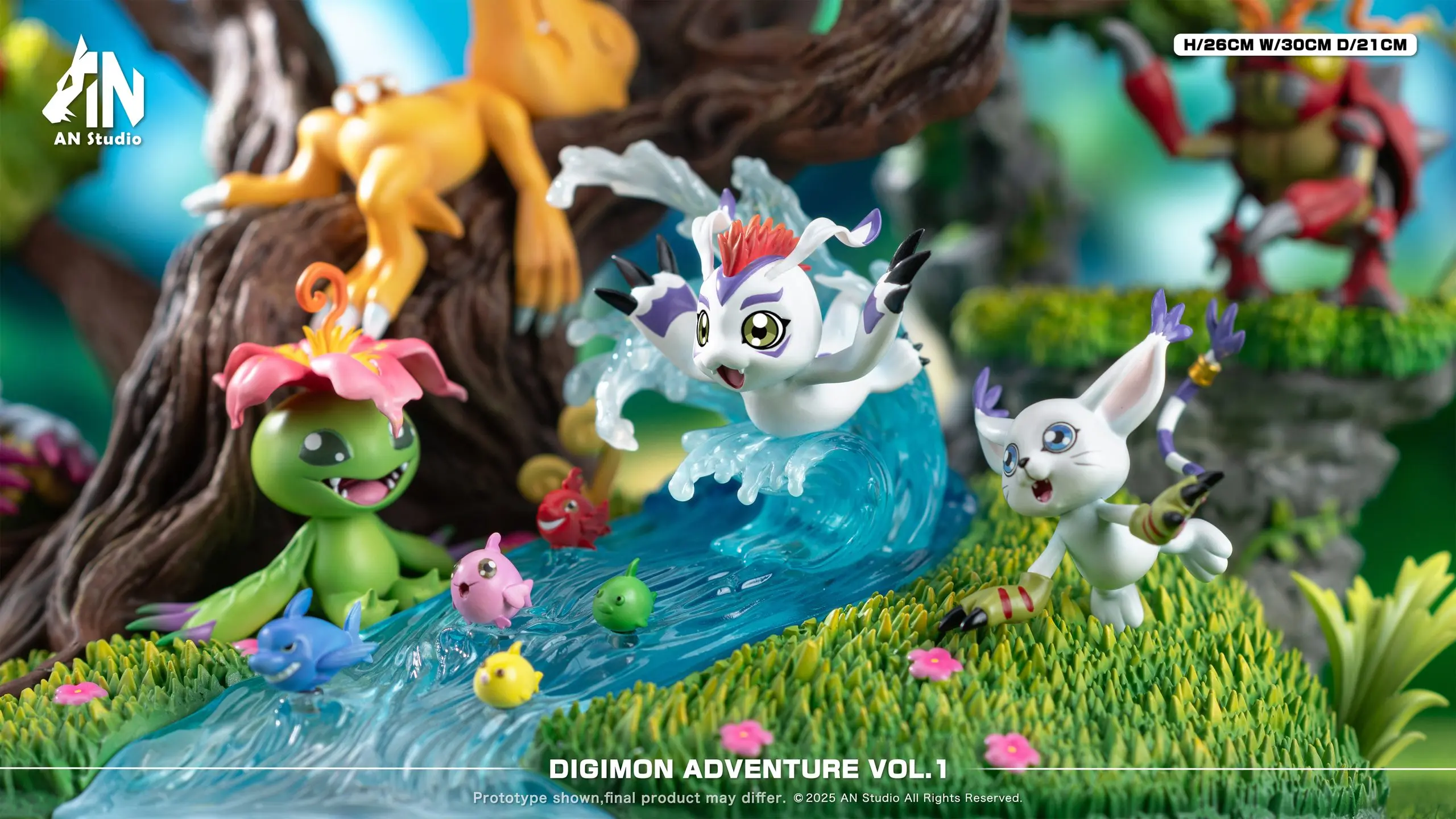 AN Studio - Digimon Digimon Desktop Ecology Series #1 Statue(GK)