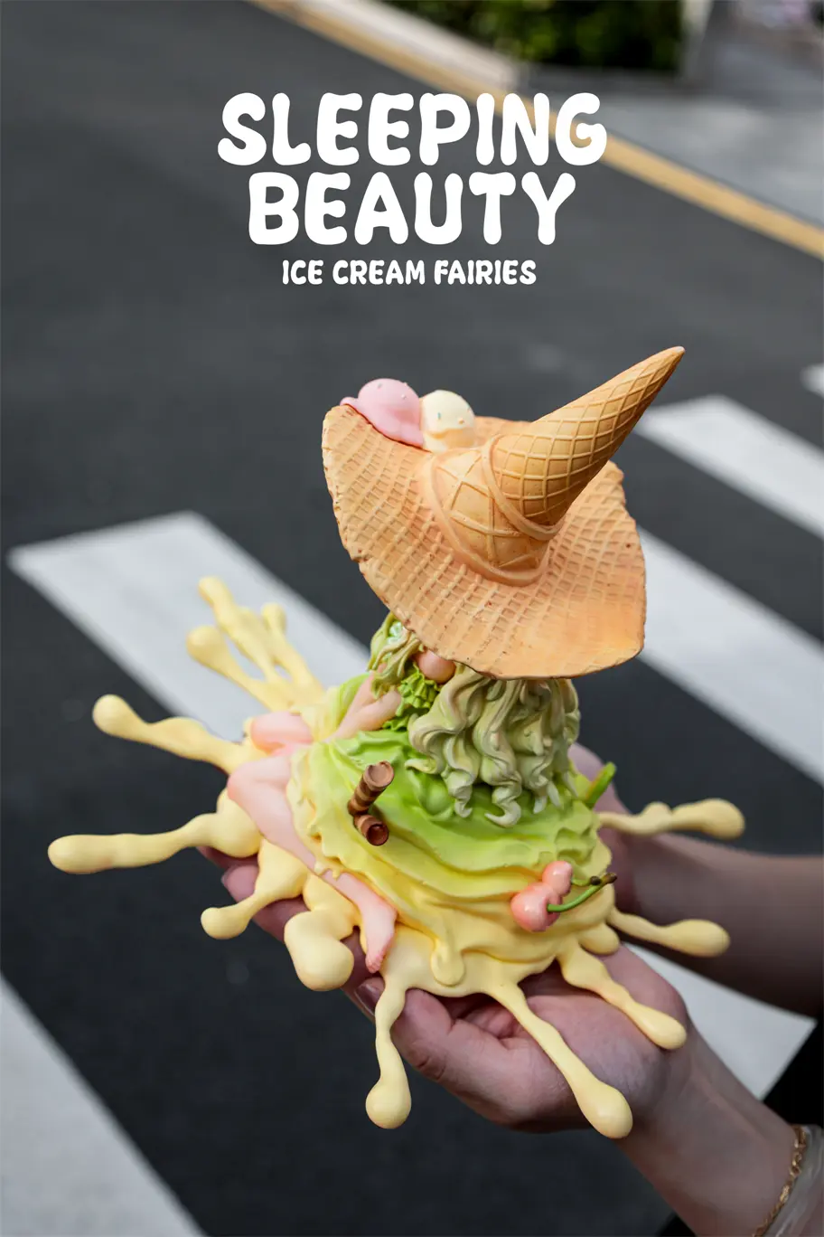 WeArtDoing Studio - Sleeping Beauty-Ice Cream Fairies-Vanilla X Matcha X Chocolate (Licensed)Statue(GK)