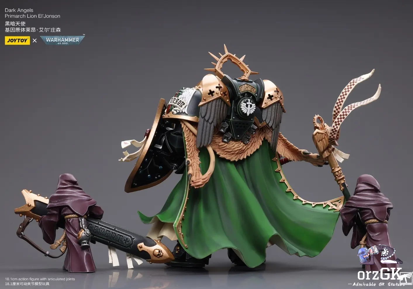 JOYTOY - Dark Angels Primarch Lion El'Jonson JT7882 (Licensed)Statue