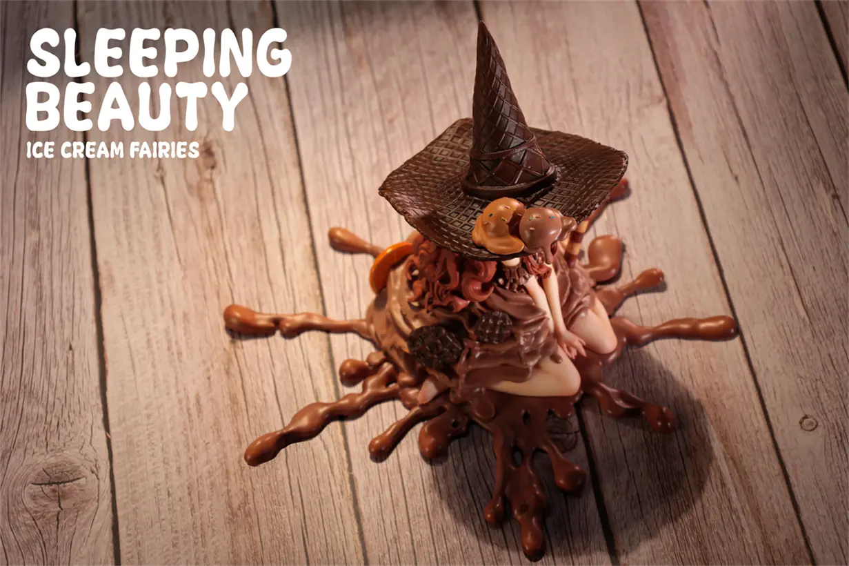 WeArtDoing Studio - Sleeping Beauty-Ice Cream Fairies-Vanilla X Matcha X Chocolate (Licensed)Statue(GK)