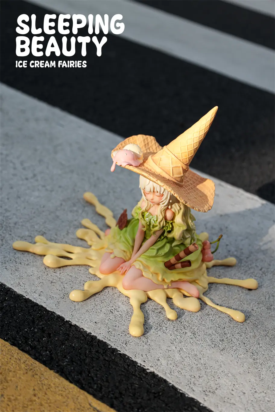WeArtDoing Studio - Sleeping Beauty-Ice Cream Fairies-Vanilla X Matcha X Chocolate (Licensed)Statue(GK)