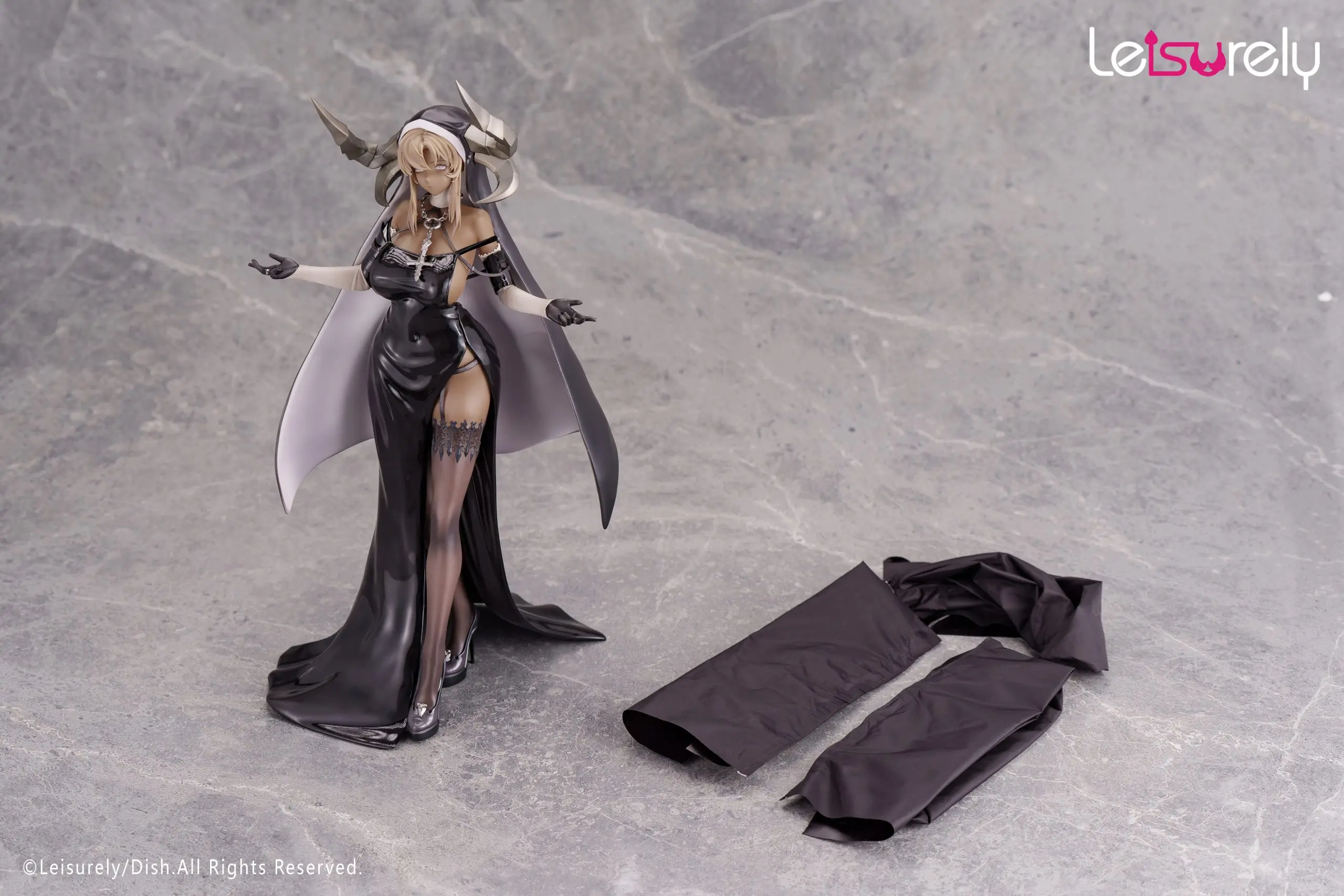 Leisurely - Black nun (Licensed)Statue(GK) 