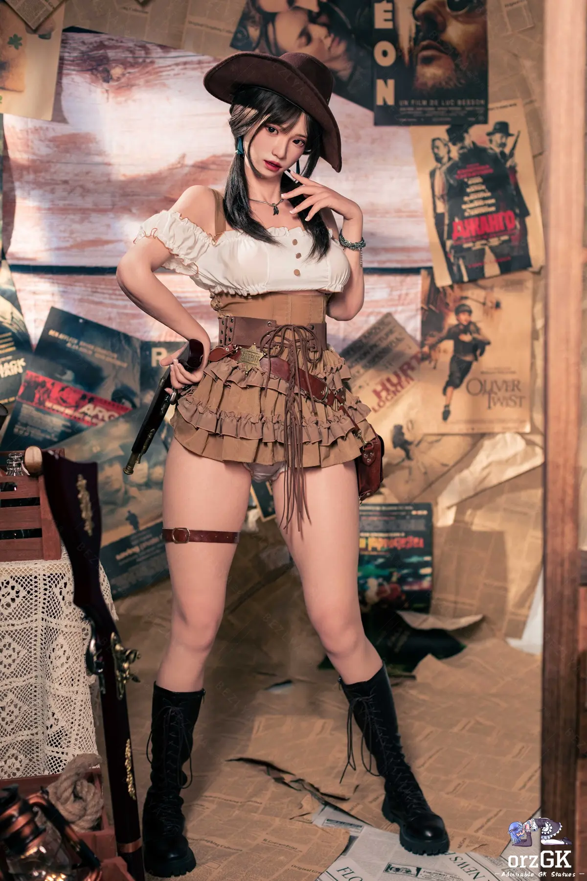 Bezlya - 2.2U Series Violent Joy Sunflower Ultra Makeup 1/1 Silicone Doll (Licensed)Statue