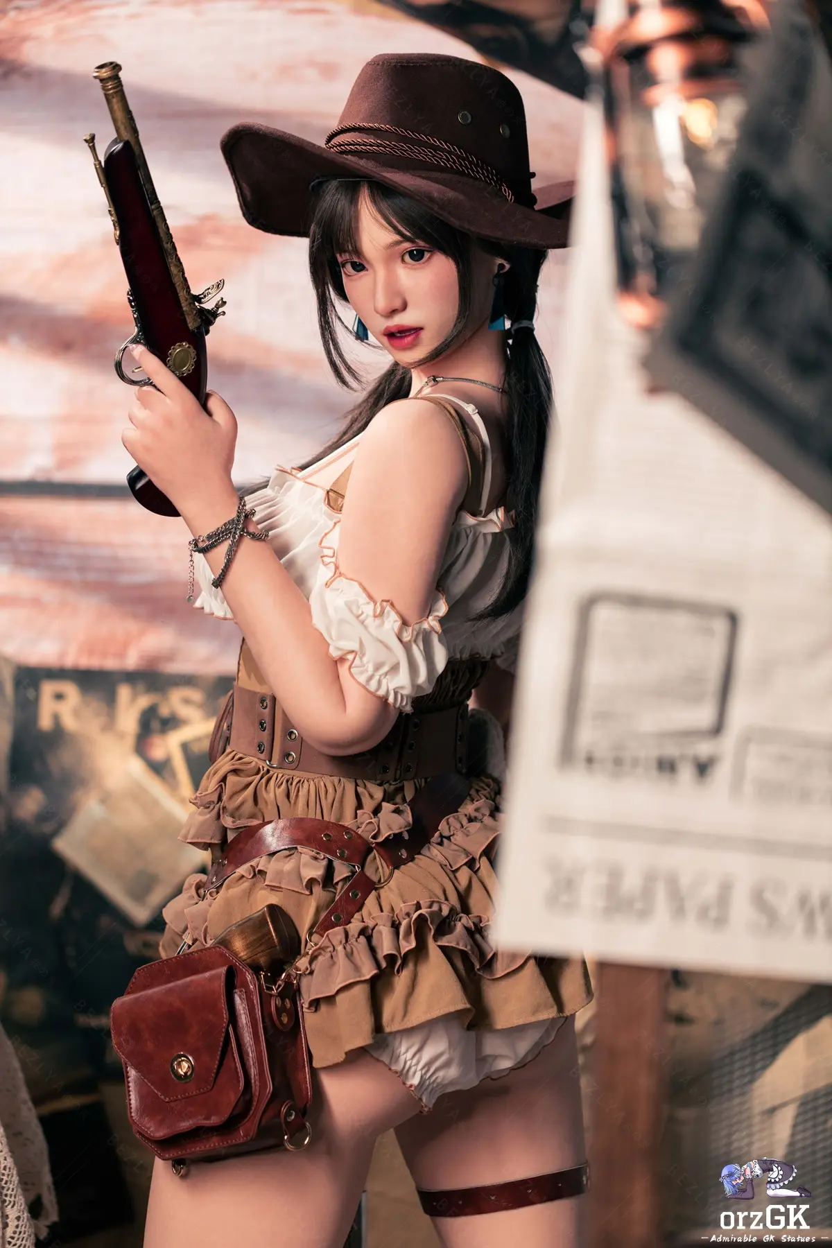 Bezlya - 2.2U Series Violent Joy Sunflower Ultra Makeup 1/1 Silicone Doll (Licensed)Statue