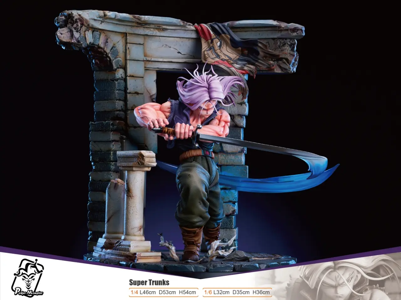 Poker Monster Studio - Dragon Ball Super Trunks Statue(GK)