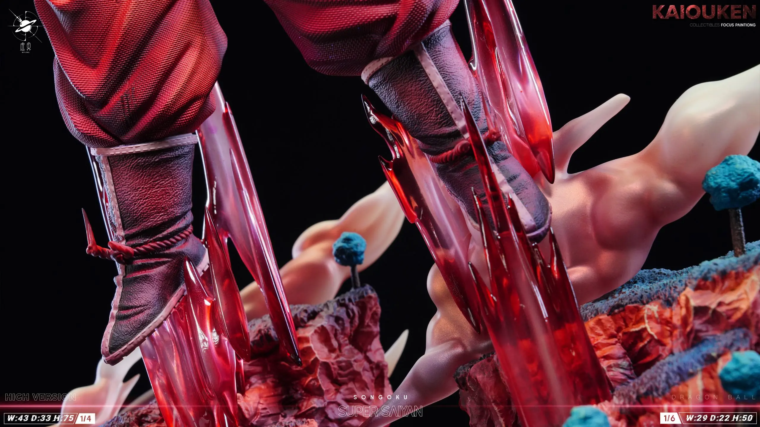 Xu Jie Studio -  Dragon Ball Kaio-ken Son Goku Statue 