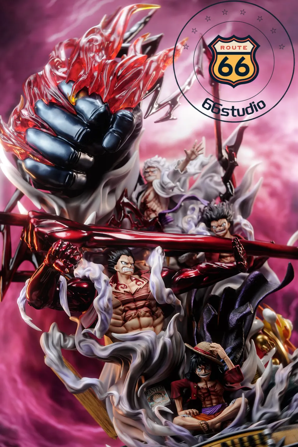 66 Studio - One Piece Luffy the Endless Deluxe Collector Edition Statue(GK) 